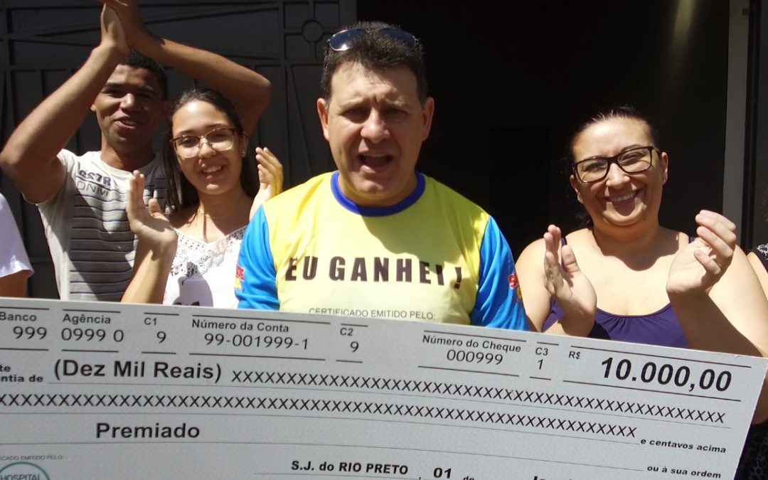 Morador de Catanduva dividiu o prêmio e levou para casa R$ 5 mil.