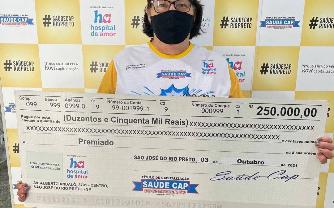 Diarista de Nhandeara ganha sozinha 250 mil reais no Saúde Cap