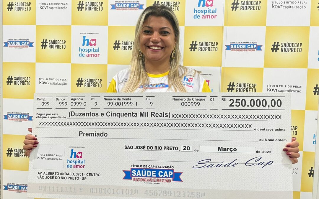 Moradora de Tanabi divide o quarto prêmio e leva para casa 125 mil reais