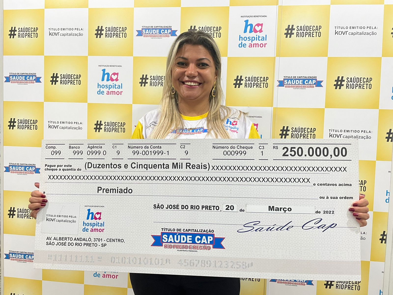 Moradora de Tanabi divide o quarto prêmio e leva para casa 125 mil reais